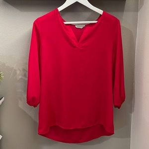 Red blouse